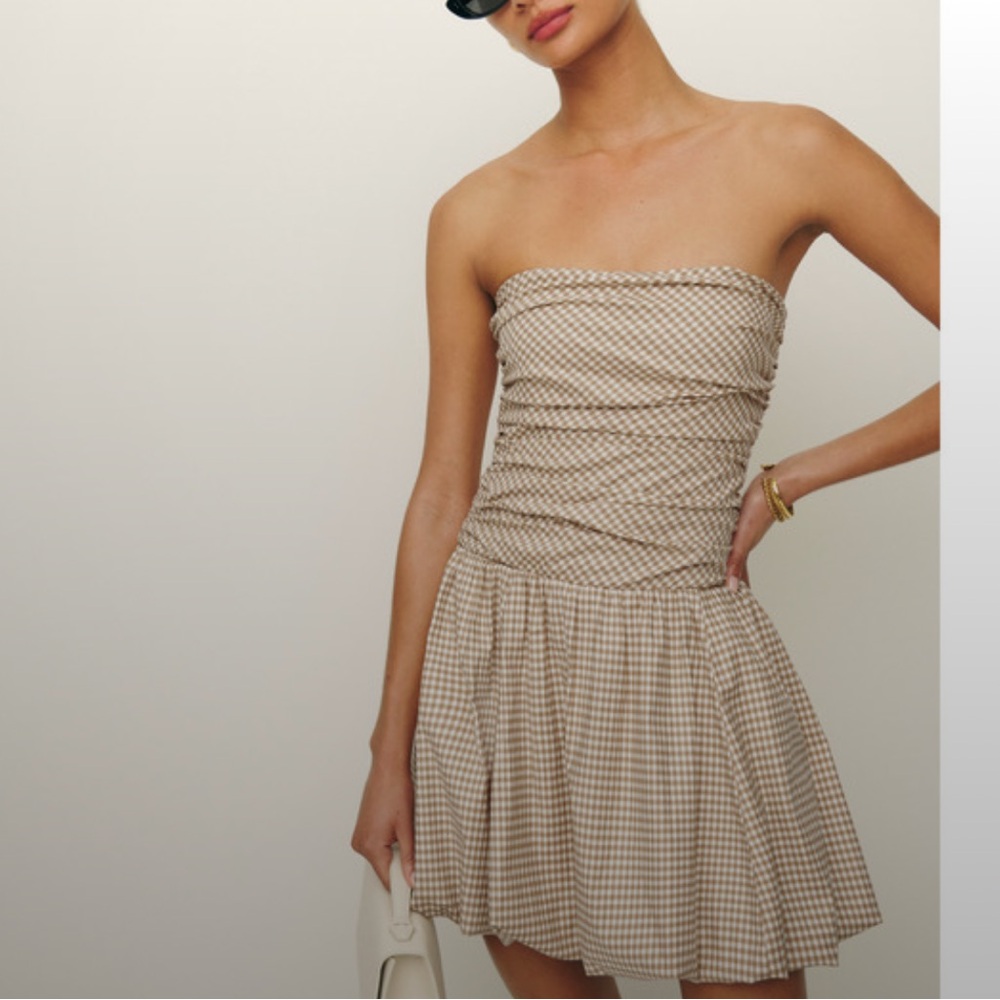 REFORMATION Clea Dress - Anzo Check